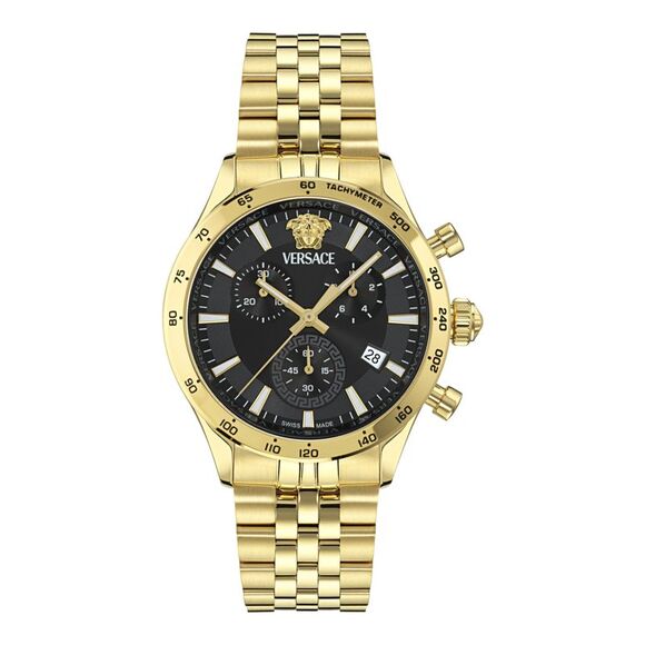VERSACE Other - Versace Gold and Black Men's Watch